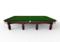 Preview: Riley Aristocrat Tournament Champion Full Size Mahogony Finish Steel Block Cushion Snooker Table (12ft  365cm)